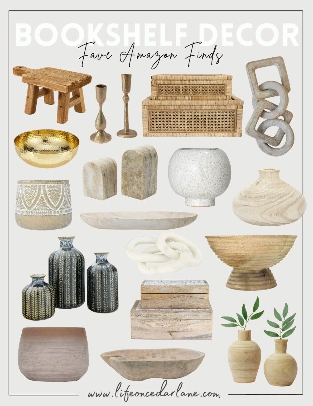 Bookshelf styling tips life on cedar lane lifestyle home decor